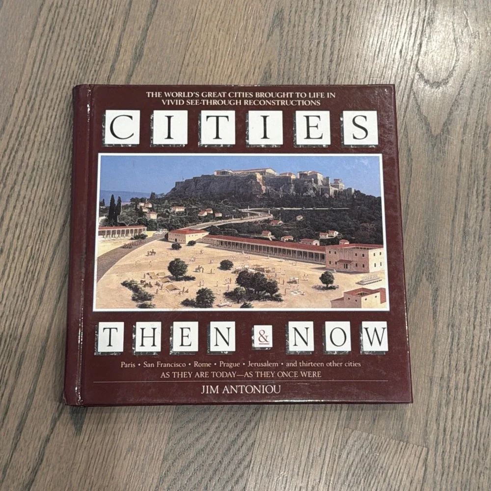 Cities Then and Now‎ by Jim Antoniou (1994, Hardcover)
